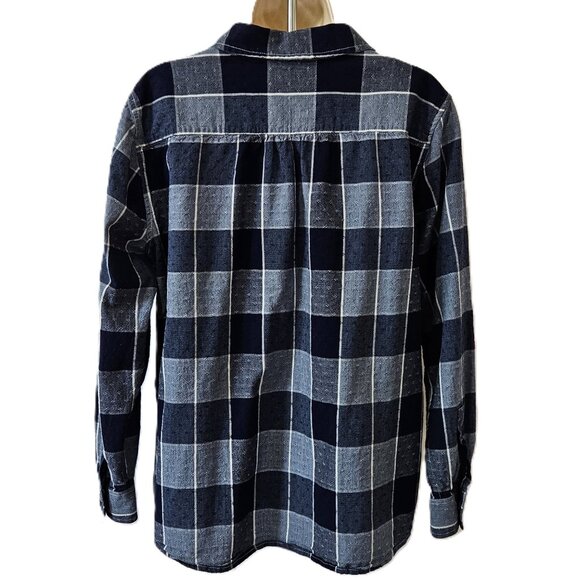 Lands' End Long Sleeve Button Down Checkered Shirt - Picture 4 of 11